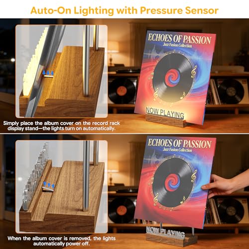 Now Playing Vinyl Record Stand, Light Up Vinyl Record - Image 6