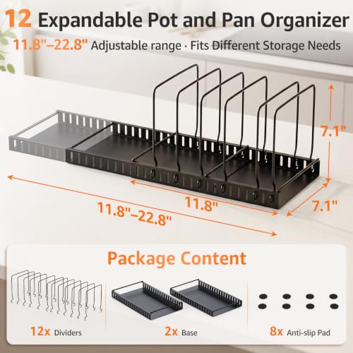 Cutting Board and Baking Sheet Organizer for Cabinet - Image 3