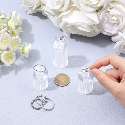 NBEADS 3 Pcs Acrylic Jewelry Display Stand Ring Show | Jewelry Organiz - Image 5