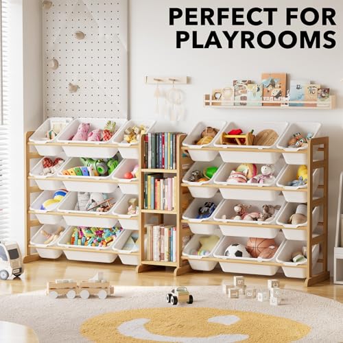 SpaceAid Large Toy Storage Organizer with 24 Bins and 3 Shelves - Image 6