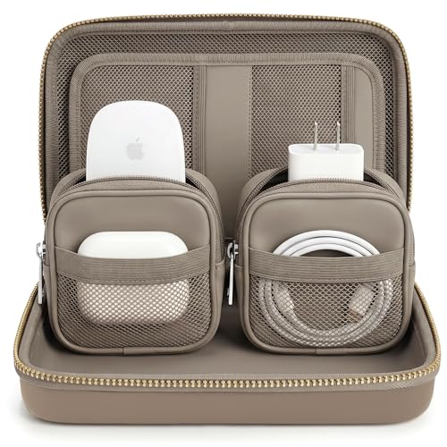 Mid-Size Tech Organizer with Removable Pouches – Hard Shell - Image 2