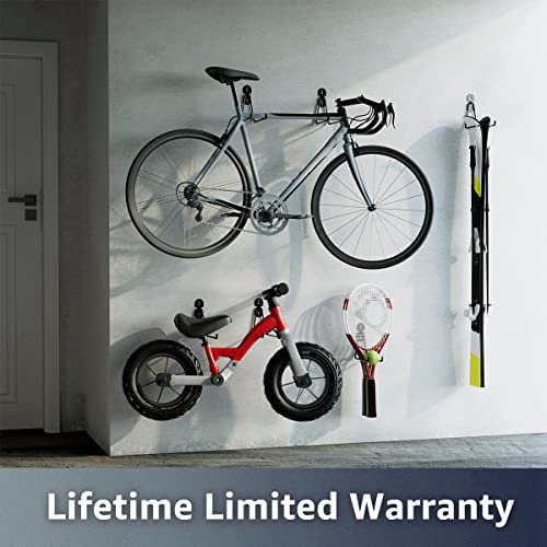 Garage Hooks 11.8" Long with 2 Extension Storage Straps (4 Pack) - Image 6