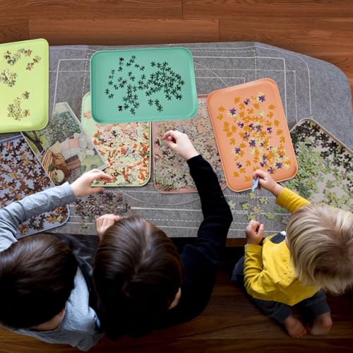 Puzzle Sorting Trays, 12 x 8.7 Puzzle Stackable Sorter - Image 7