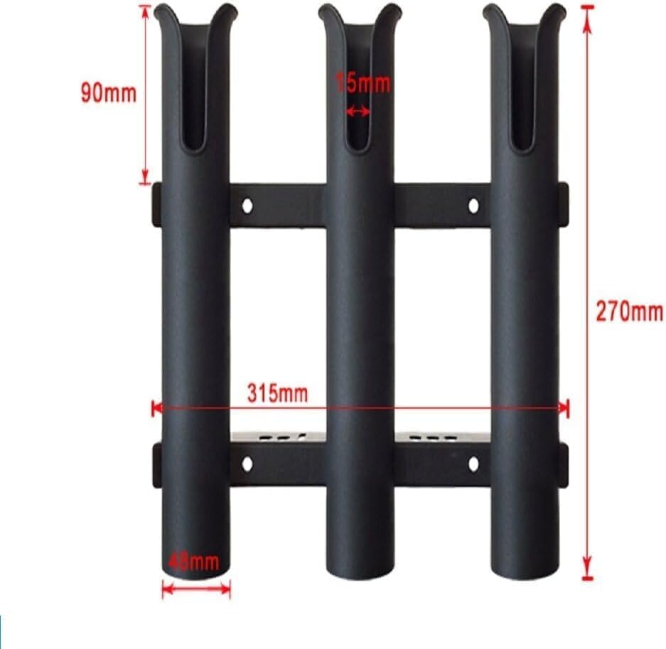 BigTron Fishing Rod Holder Bracket, Tube 3 Rod Rack - Image 4