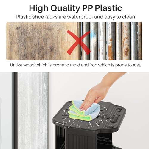 Kitstorack 8-Tier Vertical Plastic Shoe Rack, Freest | All Products - Image 7