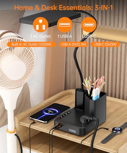 Desk Lamp, COZOO LED Desk Lamps for Home Office with | All Products - Image 4