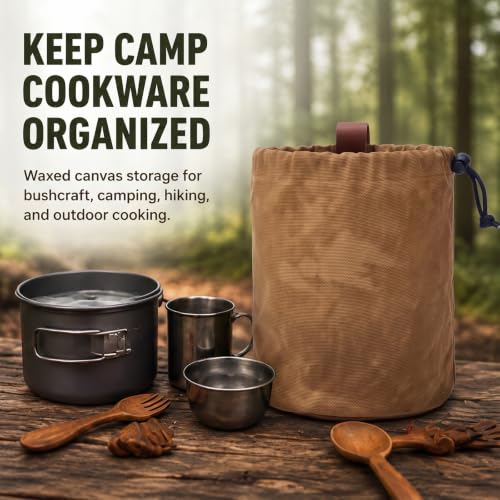 8.66 x 6.5 Inch Camping Cookware Bag for Camp Kitchen - Image 6