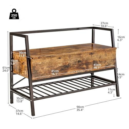 IRONCK Shoe Storage Bench with Practical Storage | Home Organization - Image 4