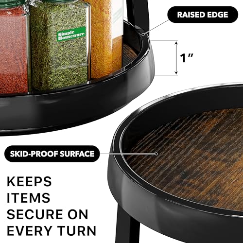 Simple Houseware 2-Tier Lazy Susan Spice Organizer, 10-Inch - Image 5