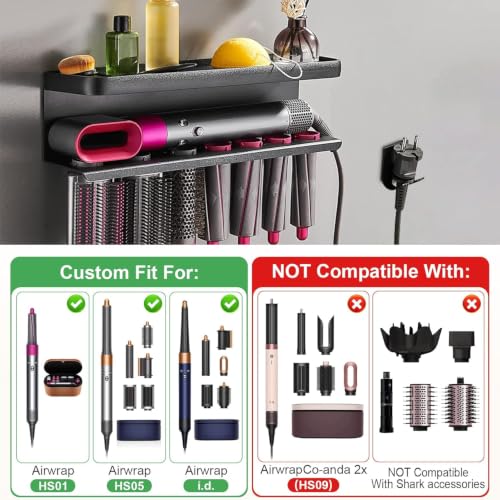 Airwrap Storage Holder Compatible with Dyson Airwrap Curling Iron - Image 3