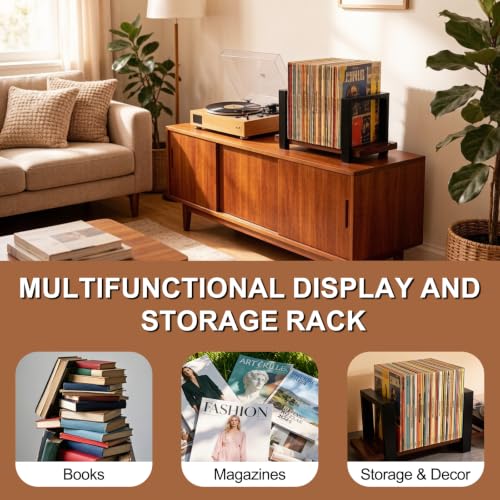 ARCWEISSO Vinyl Record Storage, Adjustable Vinyl Record Holder - Image 7