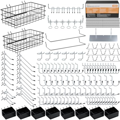 INCLY 238PCS Pegboard Accessories Organizer Kit, Peg Board - Image 2