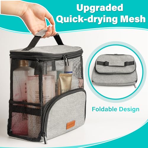 Hanging Toiletry Bag, Shower Caddy Tote Bag (Updated Version - Image 3