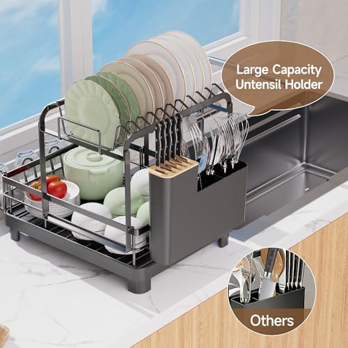 Runnatal 2-Tier Dish Drying Rack, Large Dish Drainer | All Products - Image 6