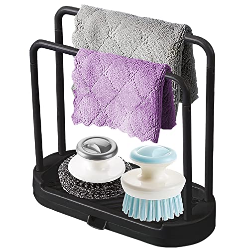 Kitchen Sink Rack Tray Organizer Stand for Sponge, Dish Cloth - Image 2