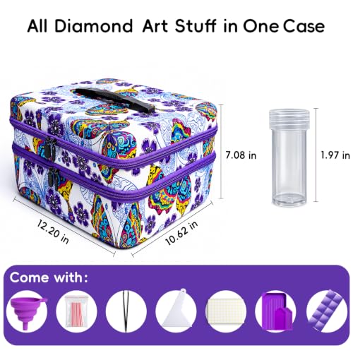 ZORETCO Diamond Art Storage - 240 Containers Diamond Art - Image 3