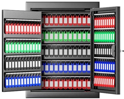 213 Position Wall Mounted Key Lock Box, Key Cabinet with Drop - Image 2