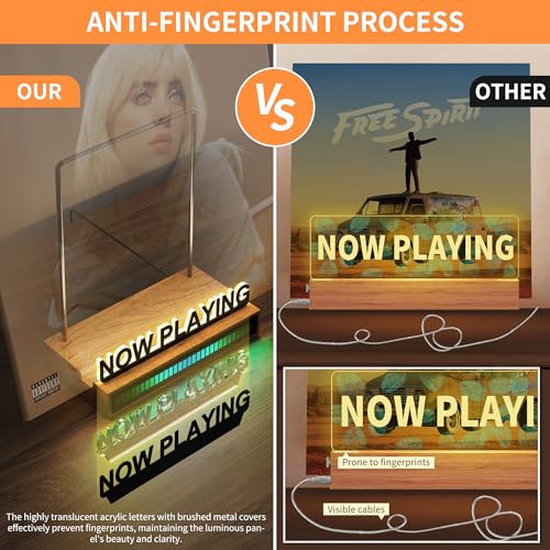 Now Playing Vinyl Record Stand, Light Up Vinyl Record Display - Image 6