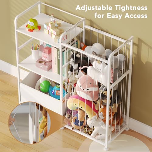 BBLIKE Toy Storage Organizer, Stuffed Animal Storage with Toy Bin - Image 6