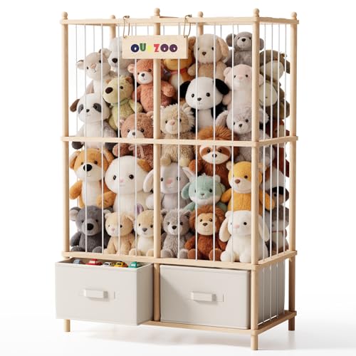 Extra Large Stuffed Animal Storage, Wooden Stuffed Animal - Image 2