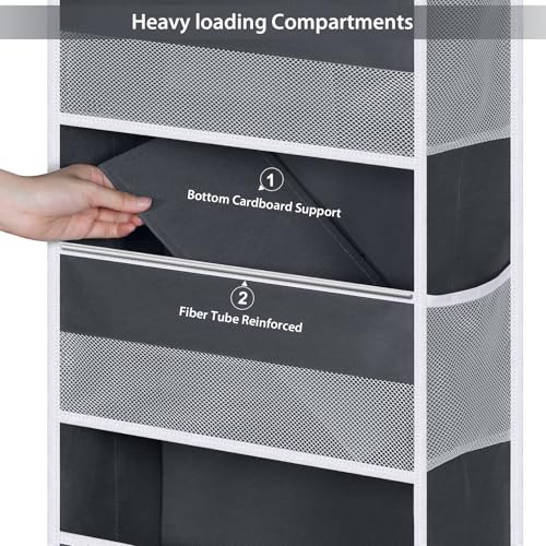Univivi Over the Door Organizer for Baby Essential, 6-shelf - Image 6