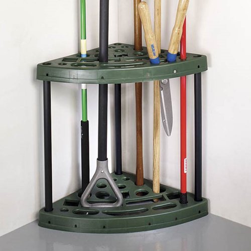 Garden Tool Organizer - Corner Storage Rack that Holds 18 - Image 3