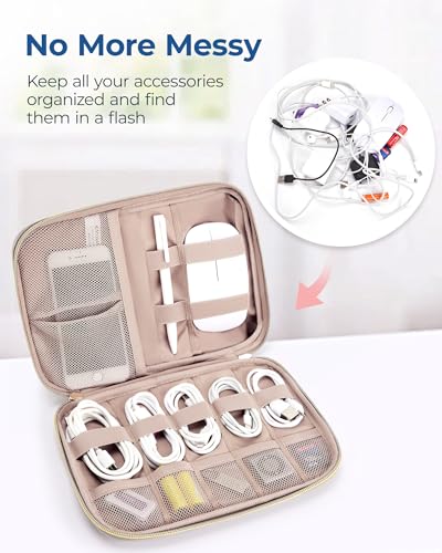 BAGSMART Travel Case - Cable Organizer Bag for Tech Accessories - Image 3