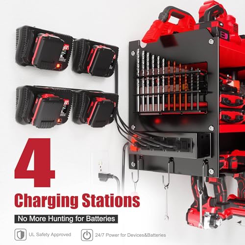 Spampur Fathers Day Gift – Power Tool Organizer Wall Mount - Image 4