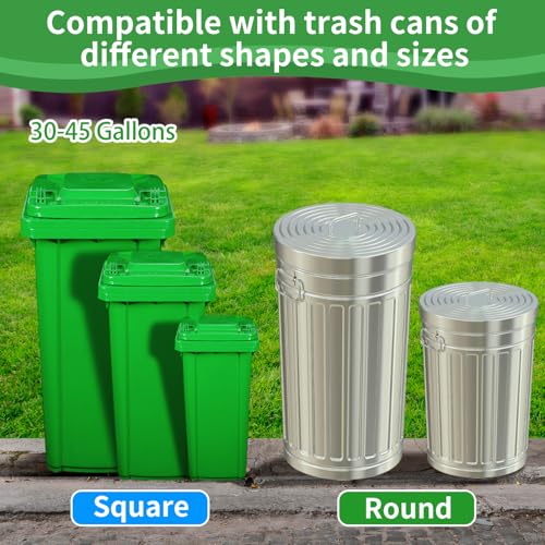 Trash Can Lock 2Pk for 30-45 Gallon Cans, Raccoons and Bears - Image 3