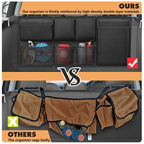 FINPAC Car Trunk Organizer Storage, Detachable Seat Back - Image 6