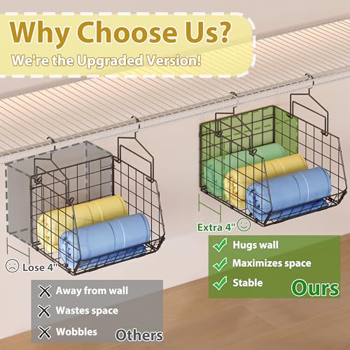 6-Tier Extended Depth Hanging Closet Organizers and Storage for - Image 5