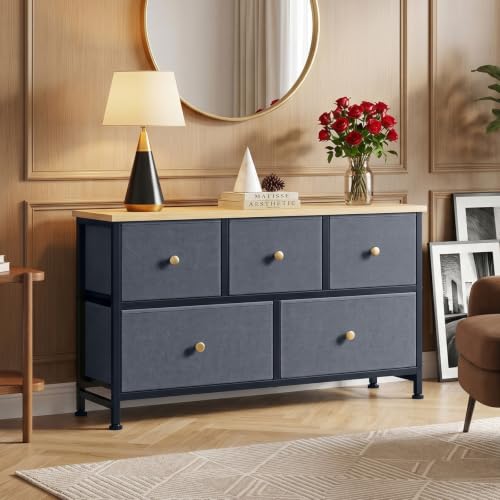 OLIXIS 5 Drawer Dresser for Bedroom, Storage Organiz | All Products - Image 3