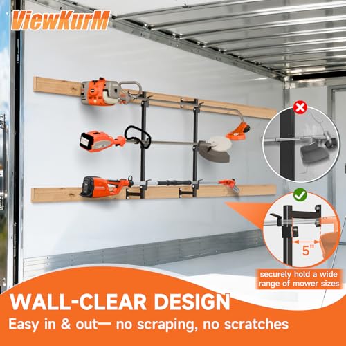 Weed Eater Rack for Enclosed Trailer,Trimmer Rack | Home Organization - Image 6