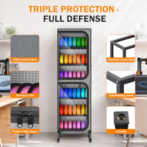 Orionix 6-Tier Heavy-Duty 3D Printer Filament Storage - Image 6