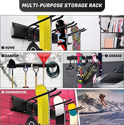 Odoland Ski Rack, Wall Mounted Ski Storage Rack - Image 8