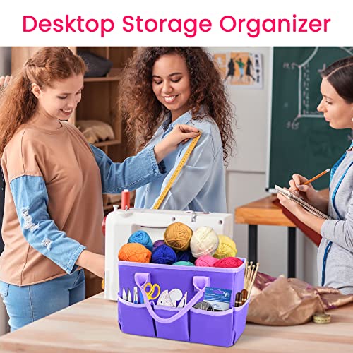 Desktop Tote and Organizer, Teacher Helper caddy Bag for Arts - Image 7