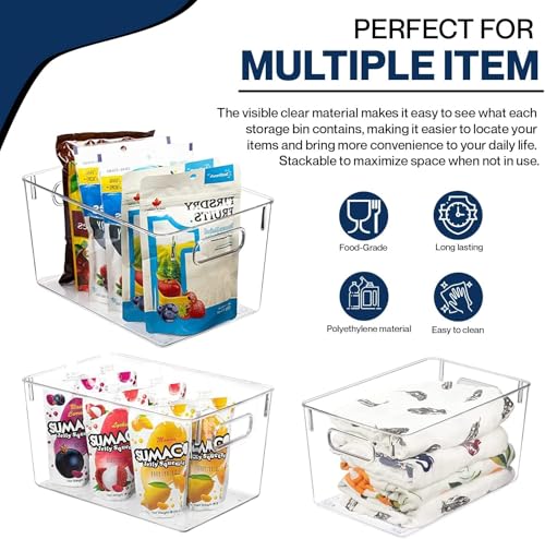 Clear Plastic Storage Bins with Lids, Perfect for Ki | All Products - Image 5