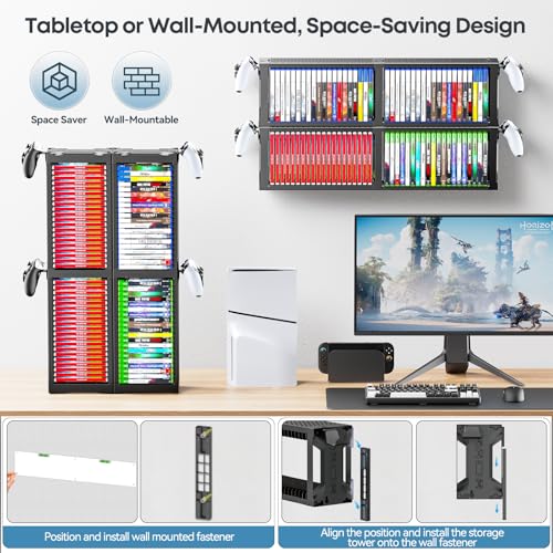 Kytok Video Game Disc Rack Tower Video Game Storage | All Products - Image 5
