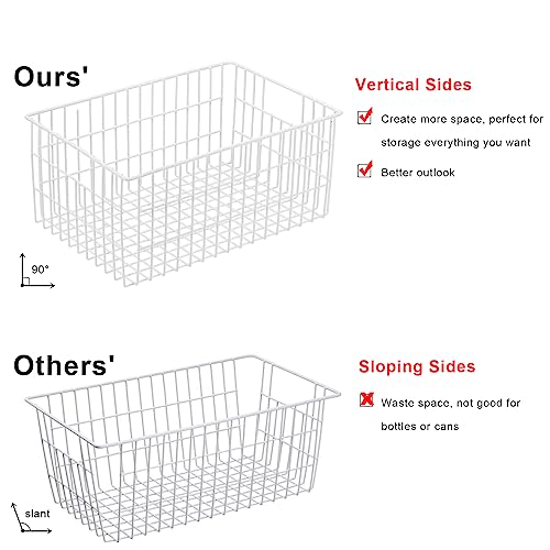 Vertical Sides Freezer Organizer Bins for Upright Freezer - Image 5
