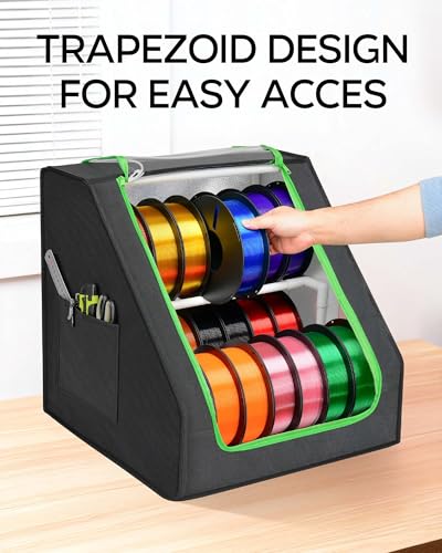 3D Printer Filament Storage Box, 21 Spools, Filament Organizer - Image 5