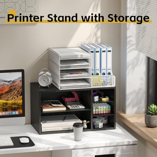 Desktop Printer Stand with Paper Storage Large Printer - Image 3