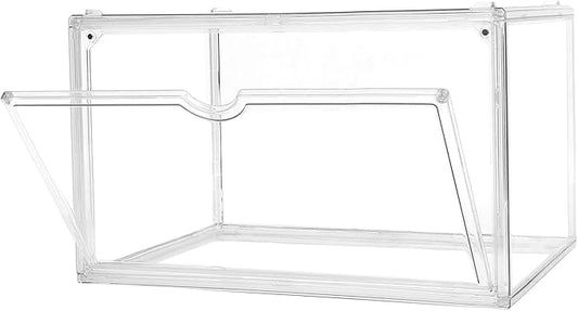 Shoe Boxes Clear Plastic Stackable Acrylic Sneaker Shoe Display Case Transparent Display Case Clear Storage Bins With Lids Acrylic Boxes for Display Shoe Organizer Containers