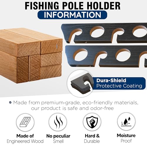 Rush Creek Creations 8-Rod Engineered Wood Fishing Rod - Image 4