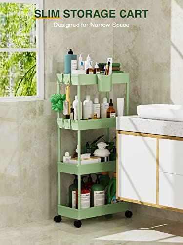 LEHOM Slim Rolling Storage Cart - Image 3