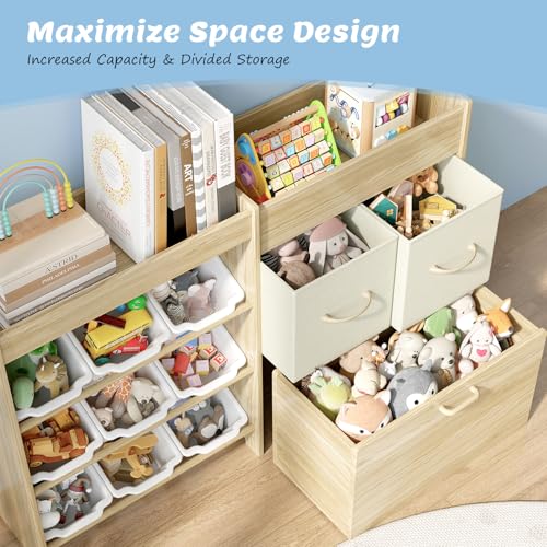 EXPERLAM Toy Storage Organizer for Kids, 9 Bins - Image 6
