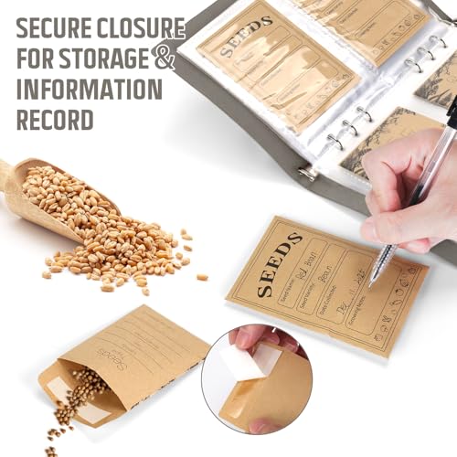 Seed Storage Organizer, Seed Packet Organizer Binder - Image 6