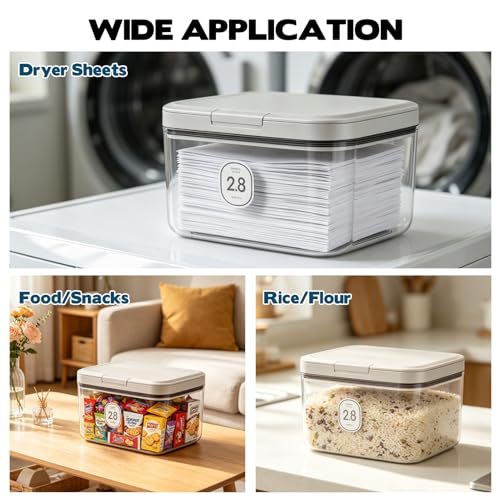 2.8L Laundry Detergent Dispenser with One-Press Lid - Image 7