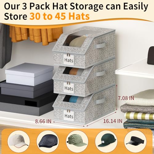 Stackable Hat Storage, Hat Organizer - Image 3
