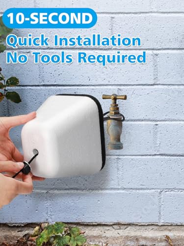 Outdoor Faucet Covers for Winter, Easy to Install Insulated Foam - Image 5