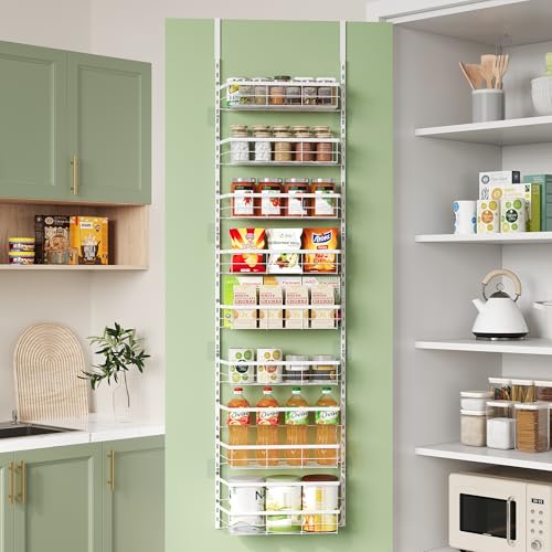 TOPCJ Over the Door Pantry Organizer,8-Tier Adjustable Heavy Duty - Image 2